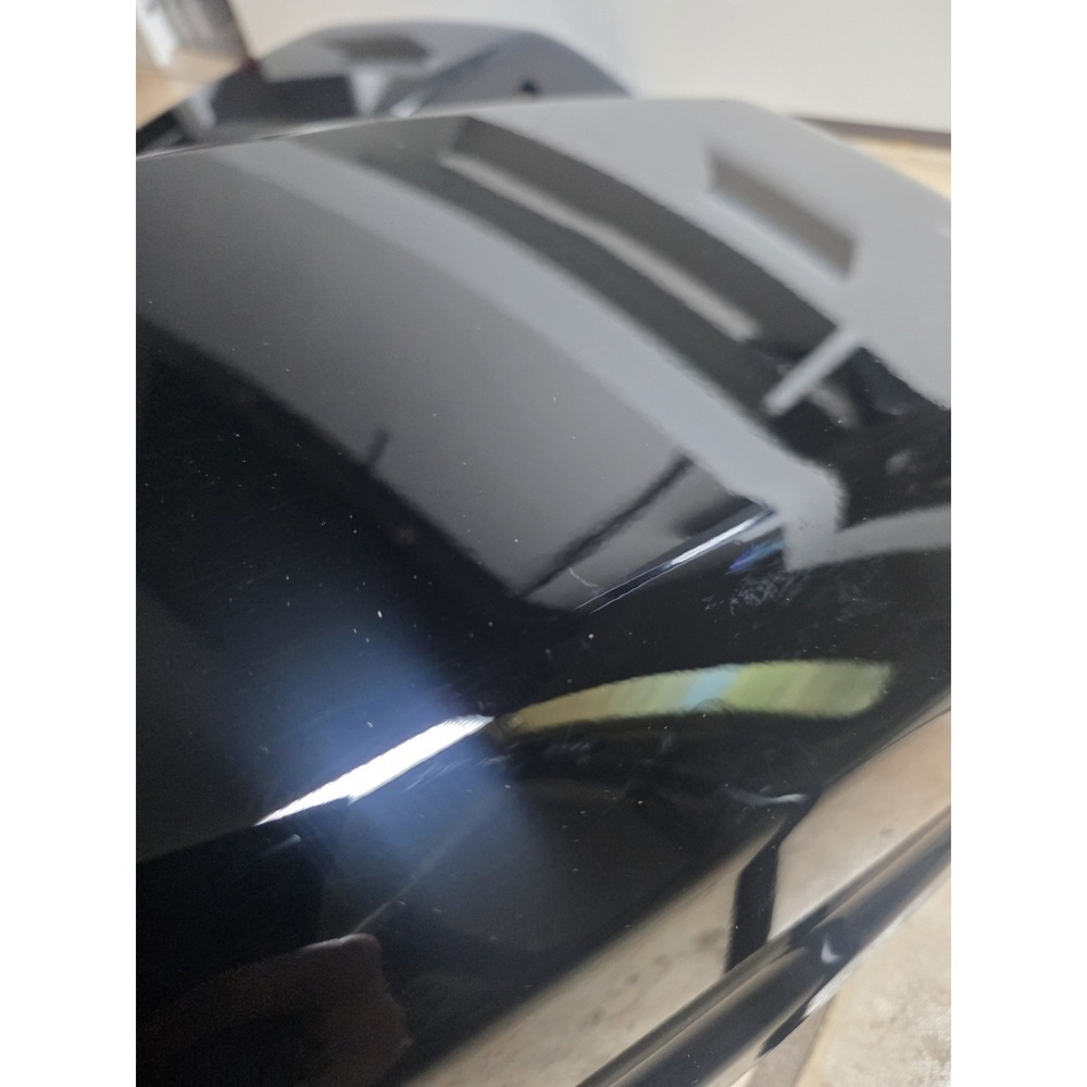 OEM 23 CVO 24-26 Harley Touring Street Glide Saddlebag Lids Set Vivid Black - Picture 3 of 8